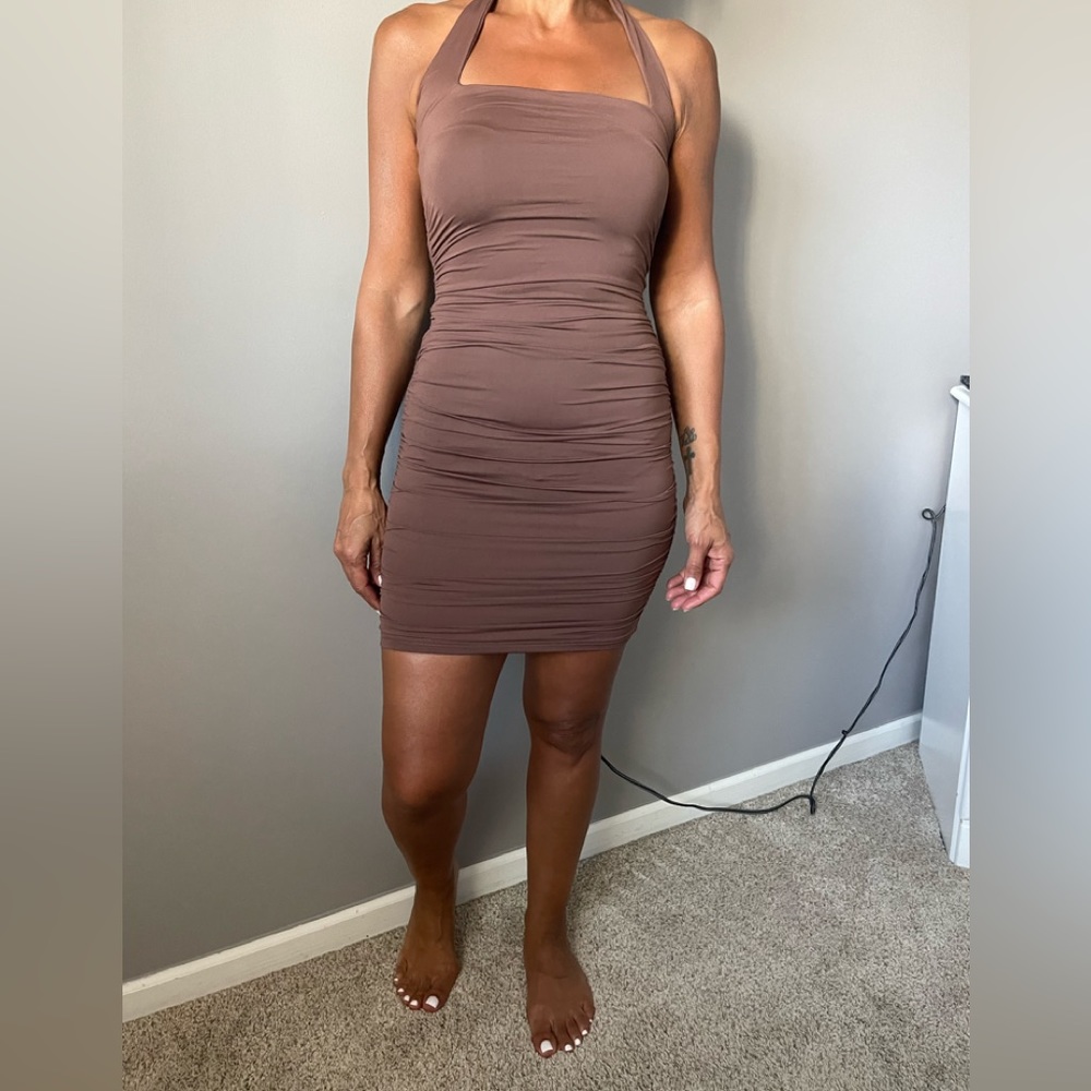 Baby boo brown dress size s